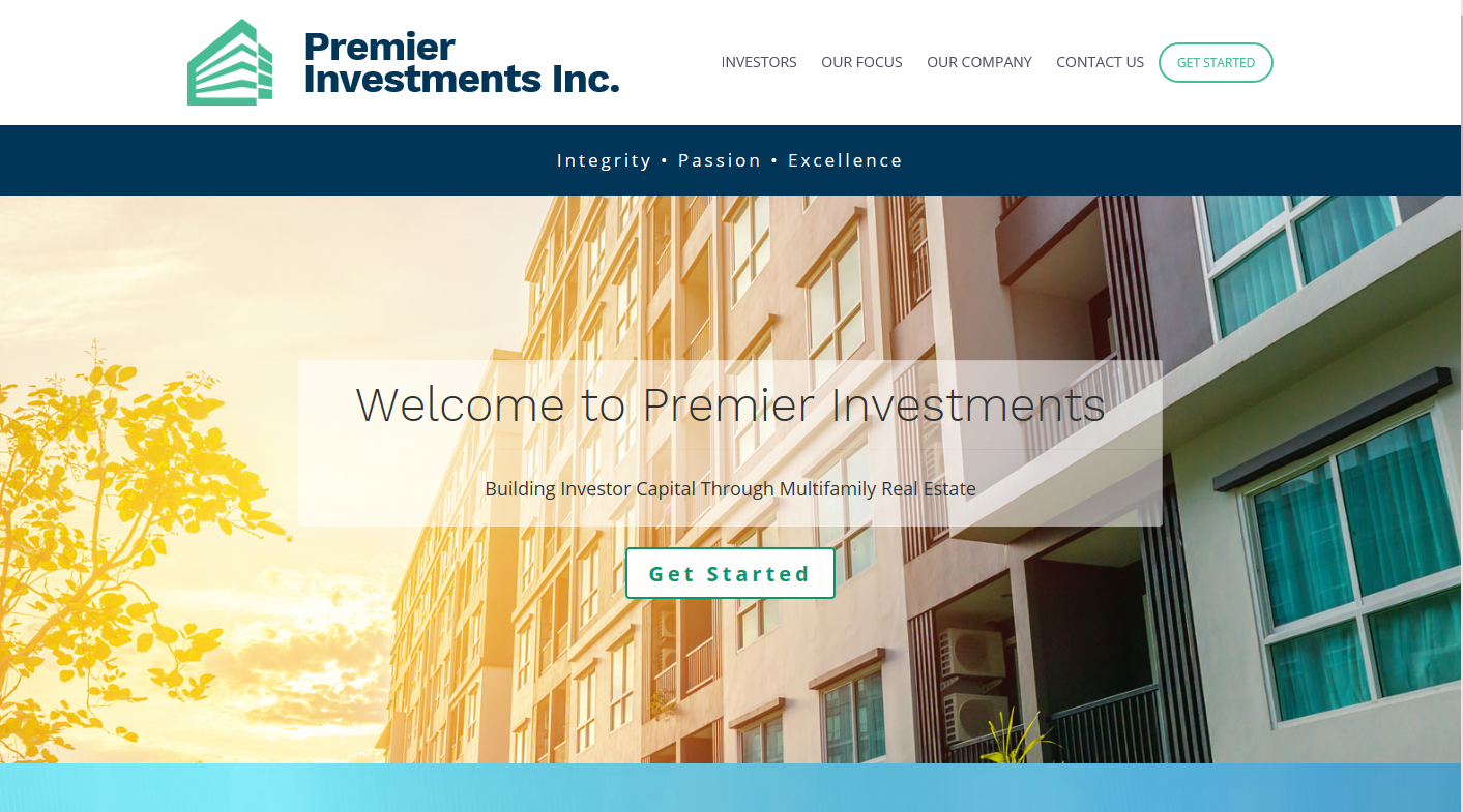 Apartment Investor Pro multifamily website design service