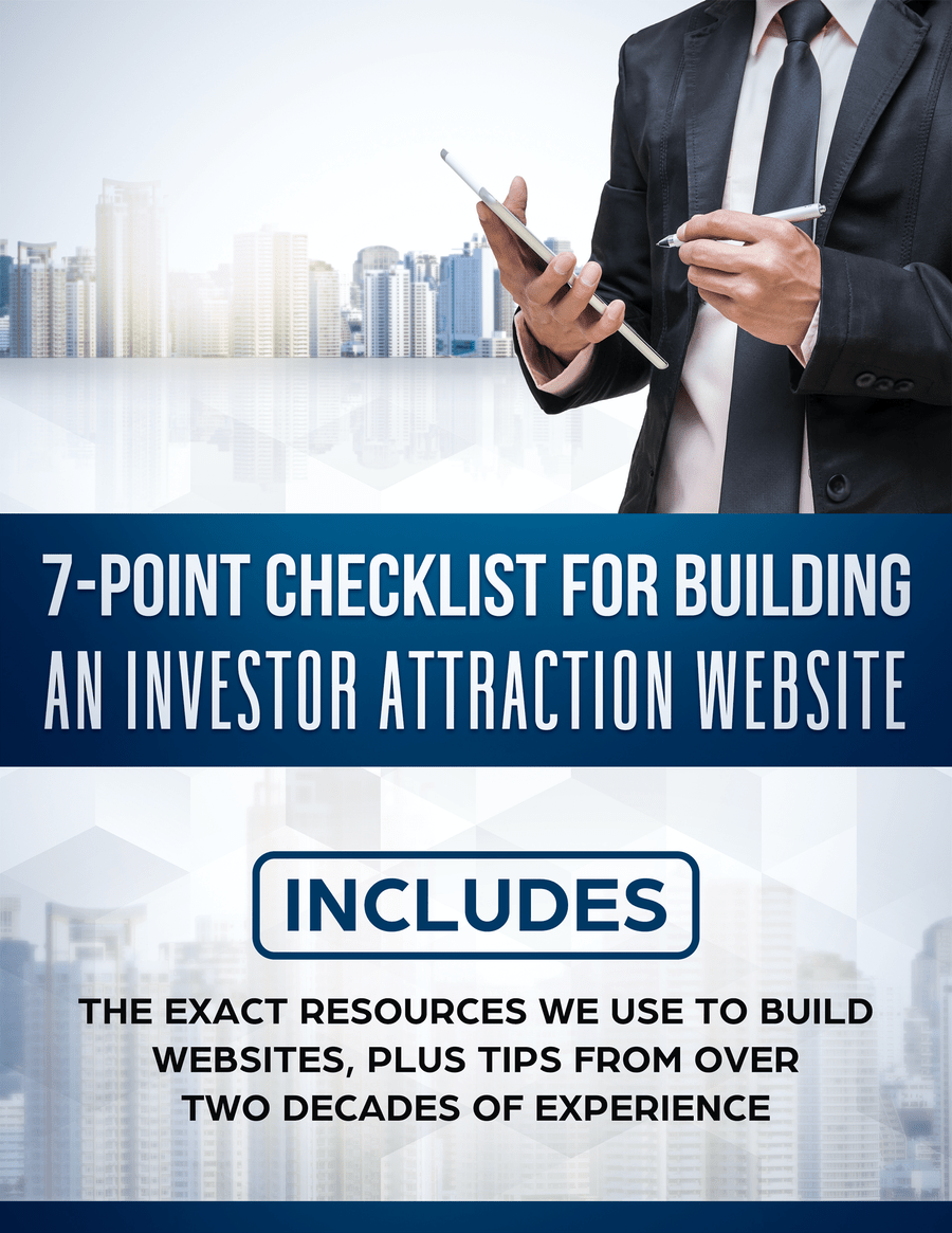 checklist-investor-attraction-website