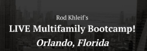 Rod Khleif's Live Multifamily Bootcamp Orlando, Florida image